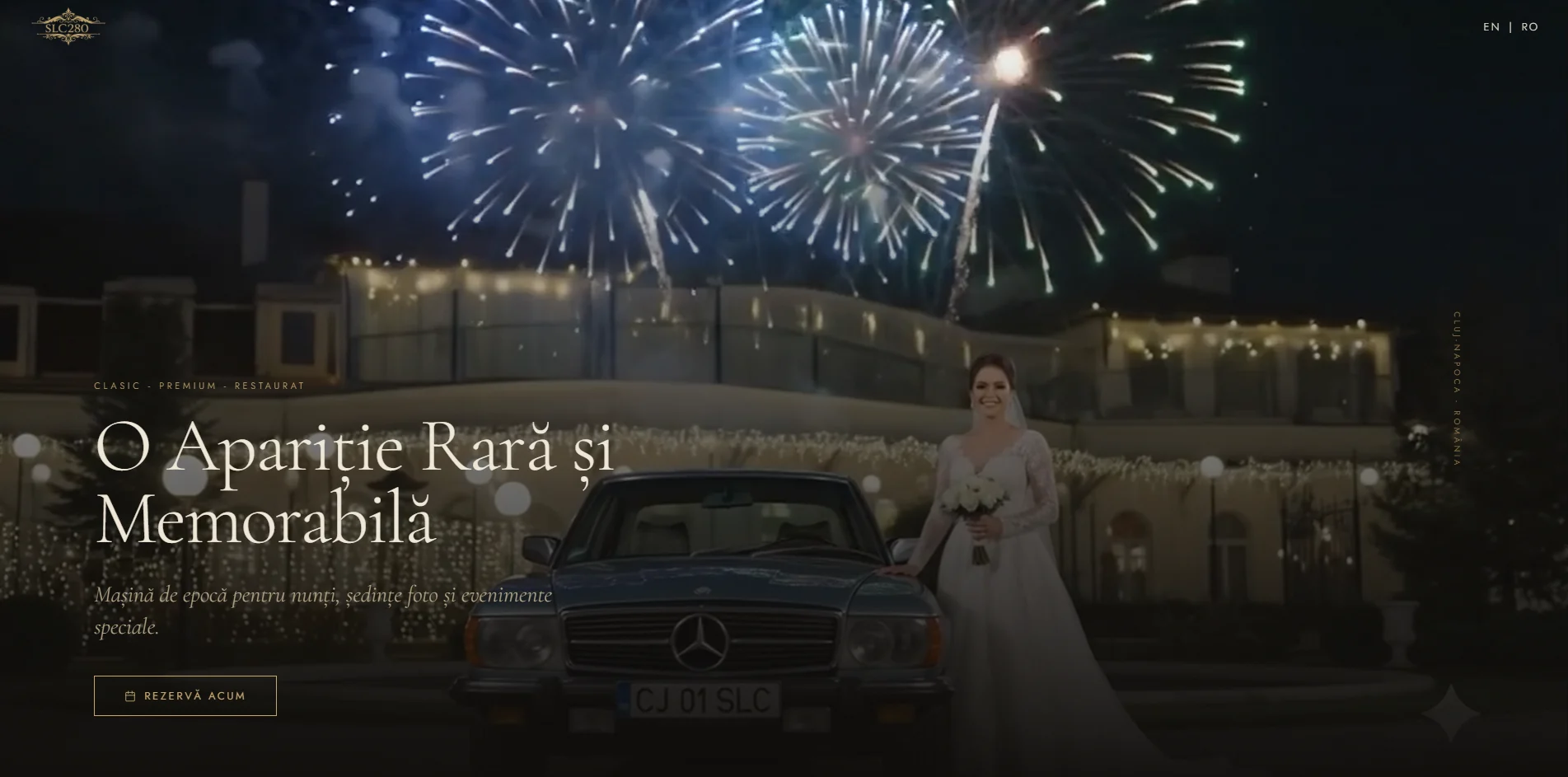 Captură de ecran a proiectului web Auto-evenimente.ro