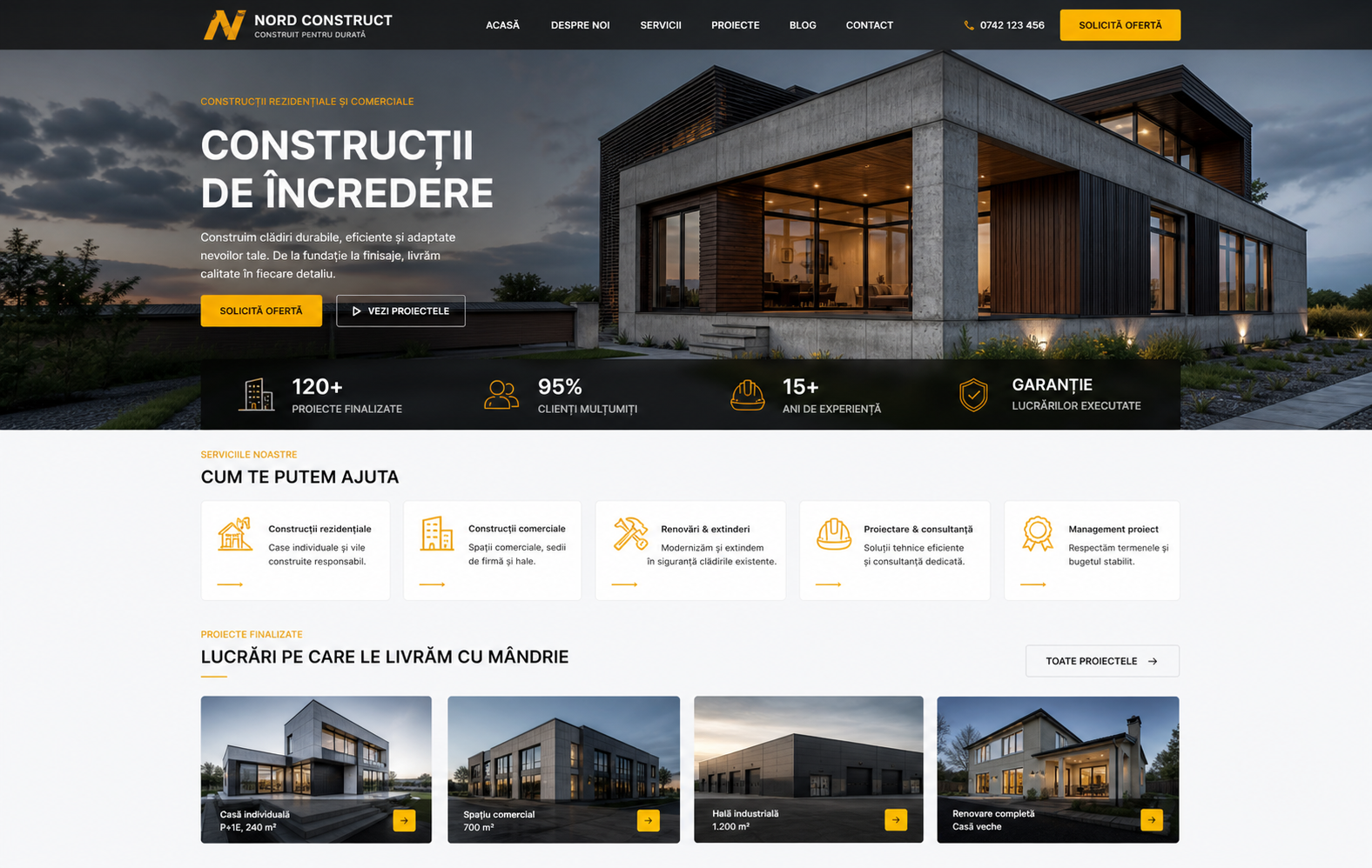 Previzualizare proiect Nord Construct